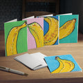 Banana Art Greeting Cards (5-Pack)